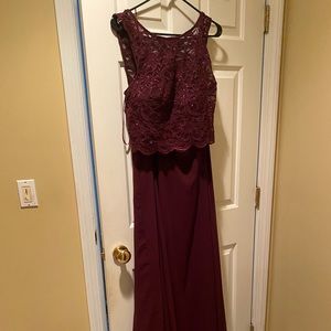 David’s Briadal Two Piece Dress